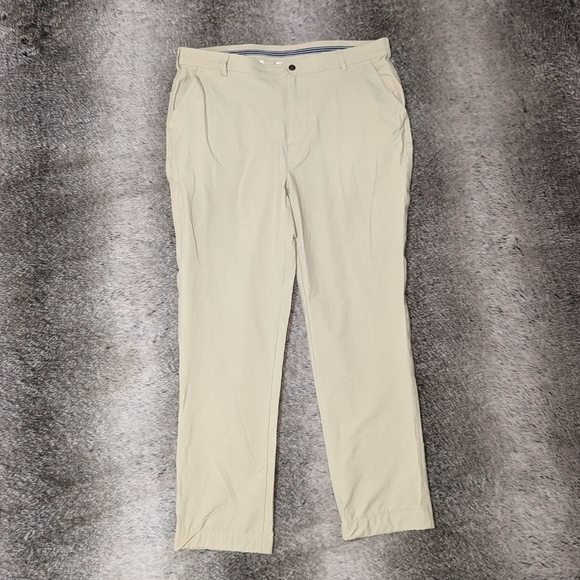 Coolibar Marco Polo Summer Casual Pants UPF 50+ Tan Mens 36 - Picture 7 of 15